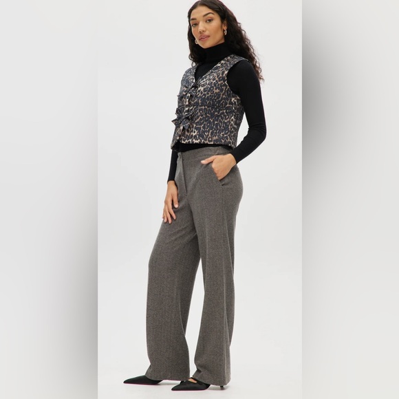 NWOT Hilary Radley Wide-Leg, High Rise Women's Pants - Picture 2 of 3